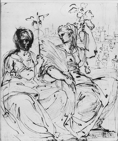 Abbondanza e Felicità da Annibale Carracci